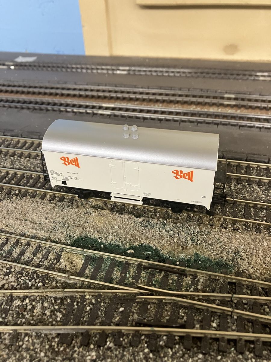 Märklin Modellini di ferrovie: Wagon Märklin, Bell, SBB CFF FFS, HO – Usato da Rochefort venduto da ise_c7lc
