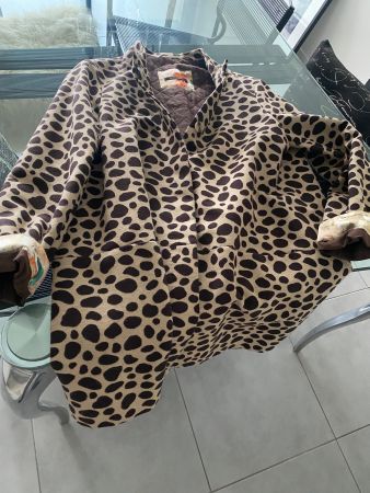 Rene Lezard  Mantel in Animal Print
