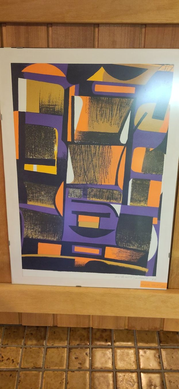 Grafica & Litografie: Oskar Dalvit (1911-1975) Litho oder serigraphie 1971 sig. – Usato da Meilen venduto da _Samm_