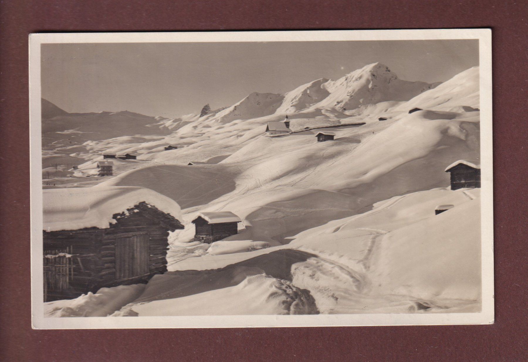 Cartes postales: INNER-AROSA - Skigebiet - 1929 – D'occasion à Pully par nicecards-shop
