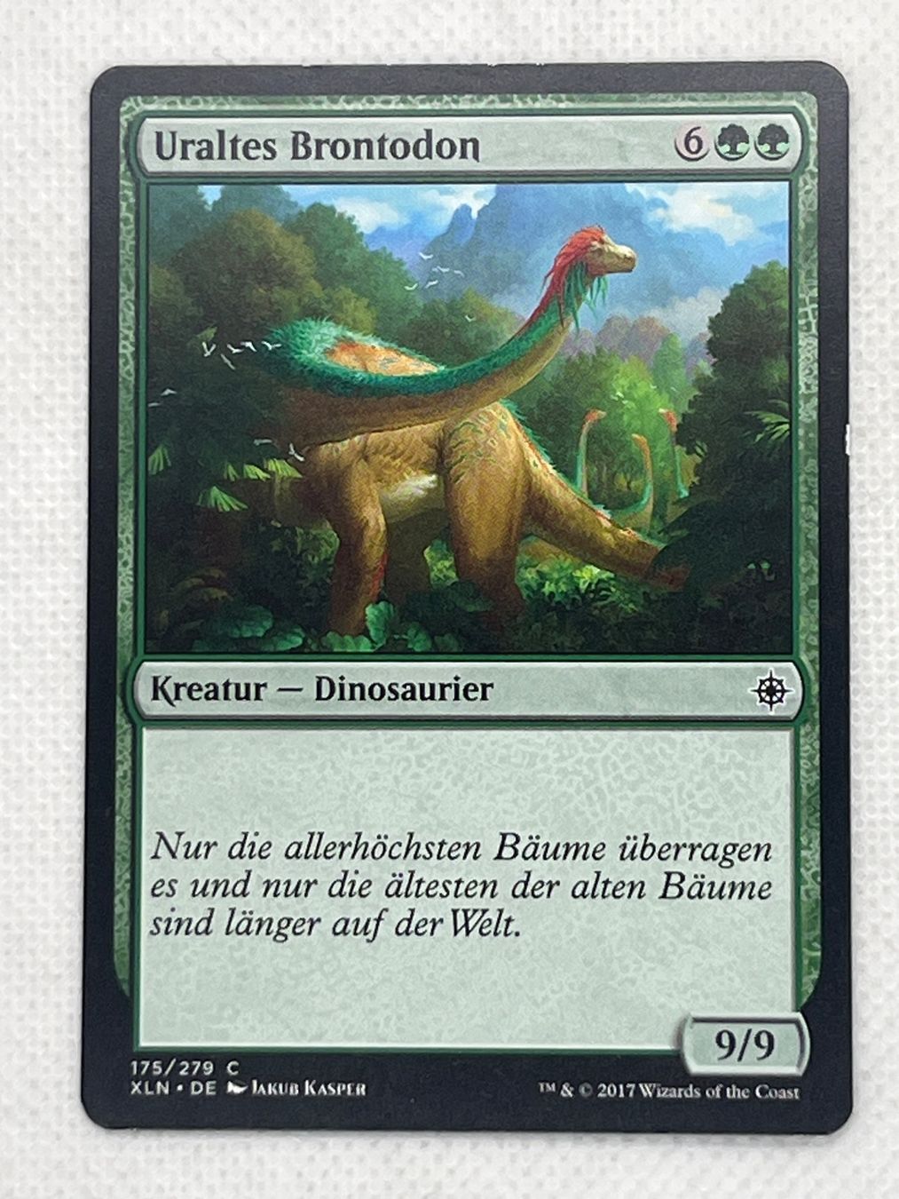 Magic The Gathering Sammelbilder & Trading cards: Magic: The Gathering - Uraltes Brontodon - Top Zustand! – Gebraucht aus Hinterkappelen von Kim1992
