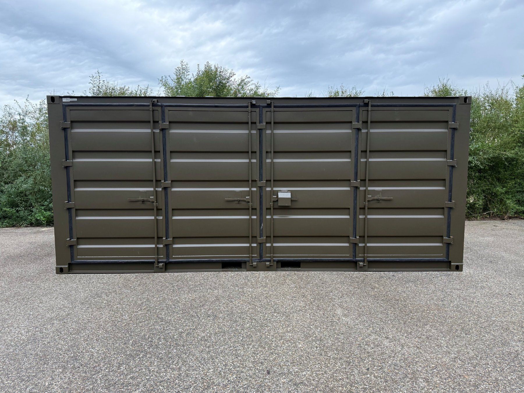 Contenitori edile: 20 Fuss Lagercontainer in grün, Open Side – Nuovo e nell'imballaggio originale da grosswangen venduto da Poliniman0