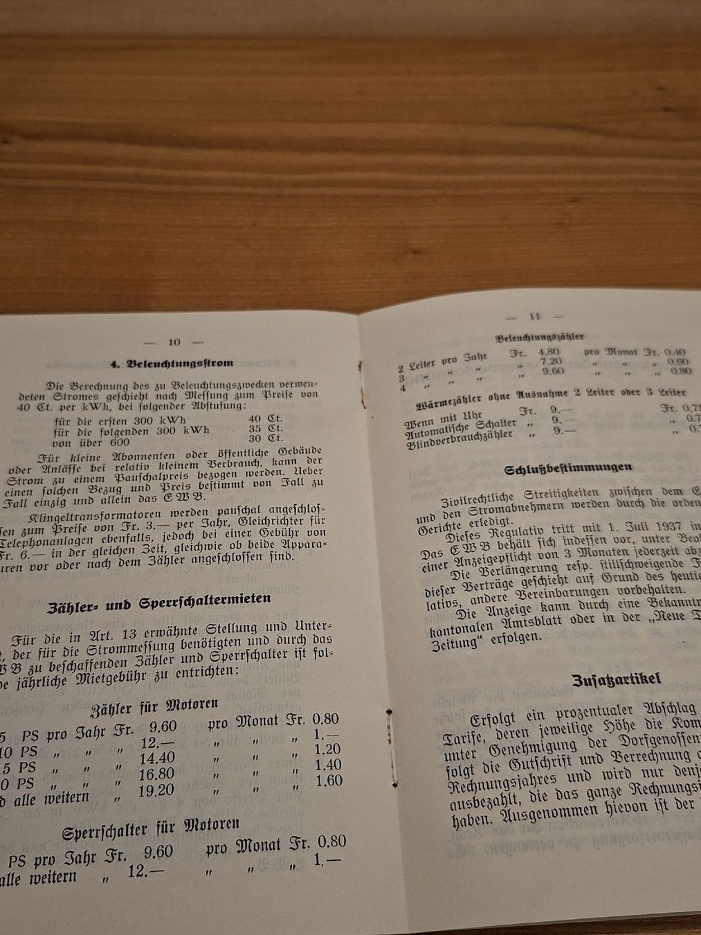 Documenti: Reglement Dorf - Korporation Bütschwil 1928 – Usato da Ganterschwil venduto da HeidiuPeter 5