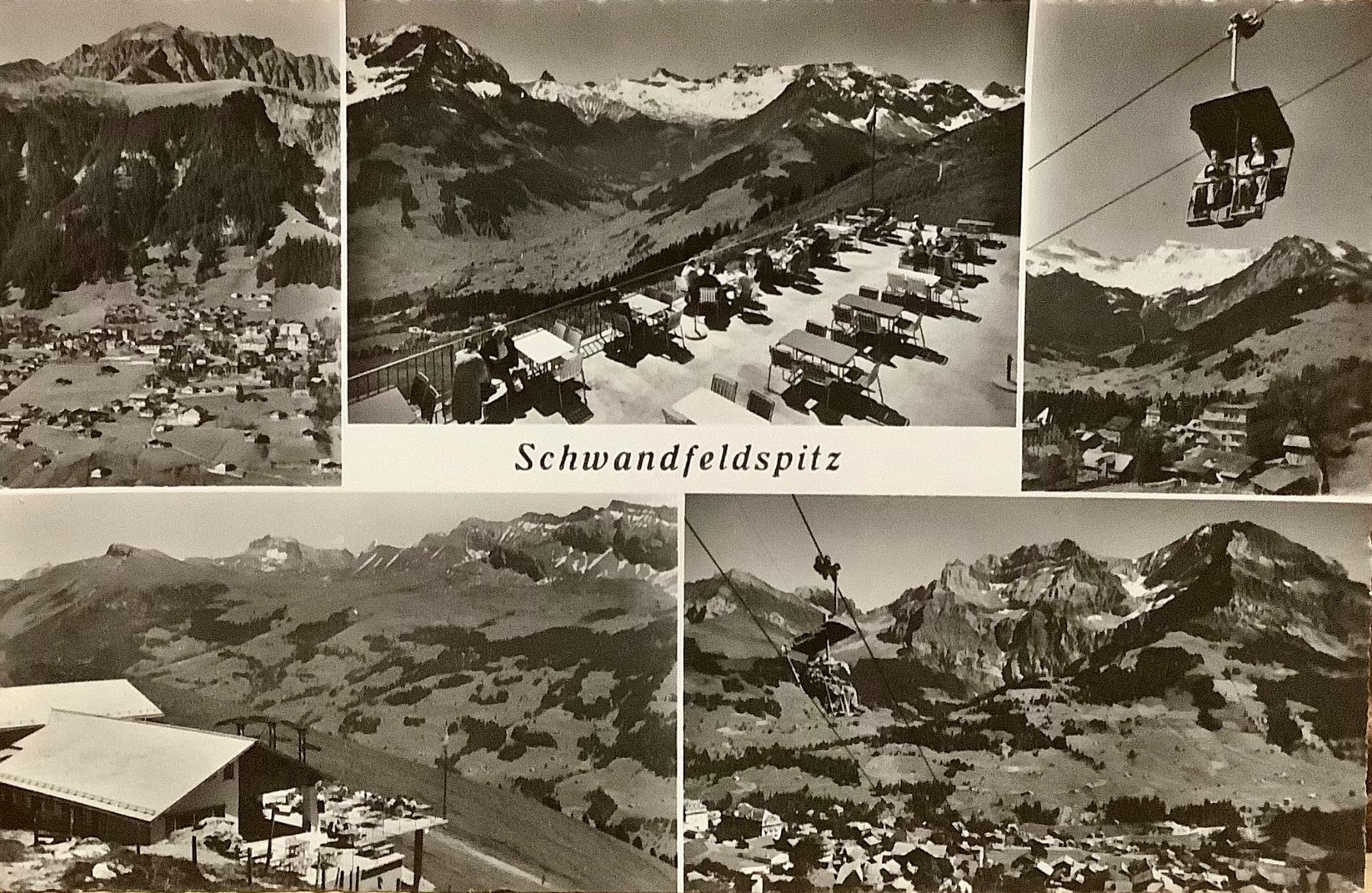 Cartoline postali: SCHWANDFELDSPITZ - Sesselbahn Restaurant - Mehrbild – Usato da Root venduto da ENGLAND-TREASURES 1