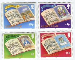 Briefmarken "Weihnachten". Gibraltar.