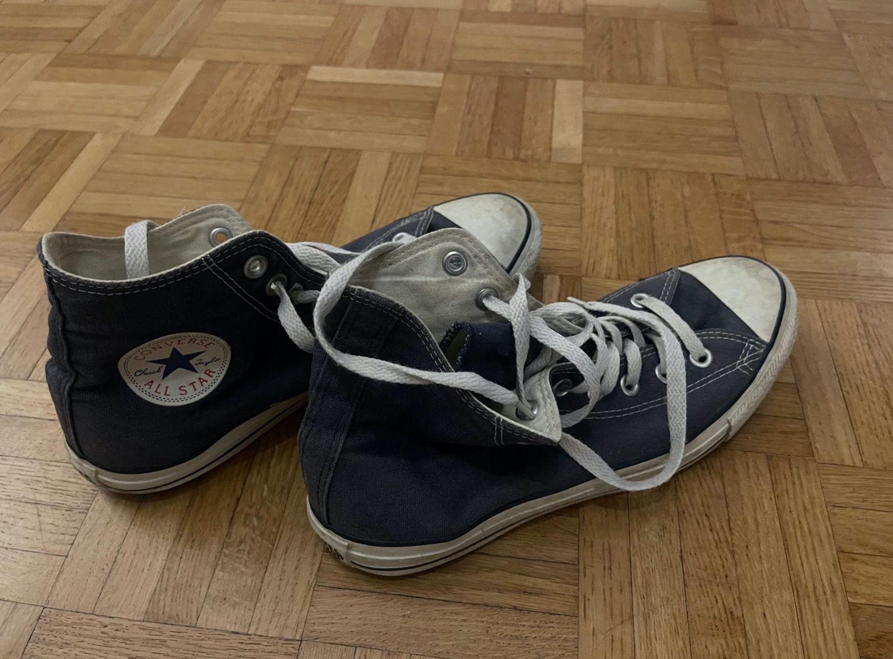 Converse Scarpe da uomo: Converse All Star High - Grau Blau 41.5 – Usato da Basel venduto da La_Serenade 2