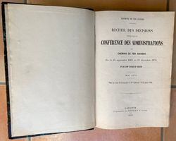 Chemins de fer suisses 1876 - Recueil des décisions ...