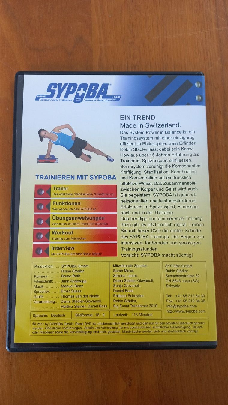 Tutti i DVDs: Sypoba DVD - Workout Basic 1 – Usato da Beckenried venduto da Wmarcie 1