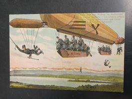 Litho PK / Ballon Infanterie ll. Comp. Ausgabe ca. 1905