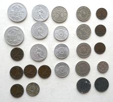 26 Stück österreichische Schilling+Groschen, diverse Werte