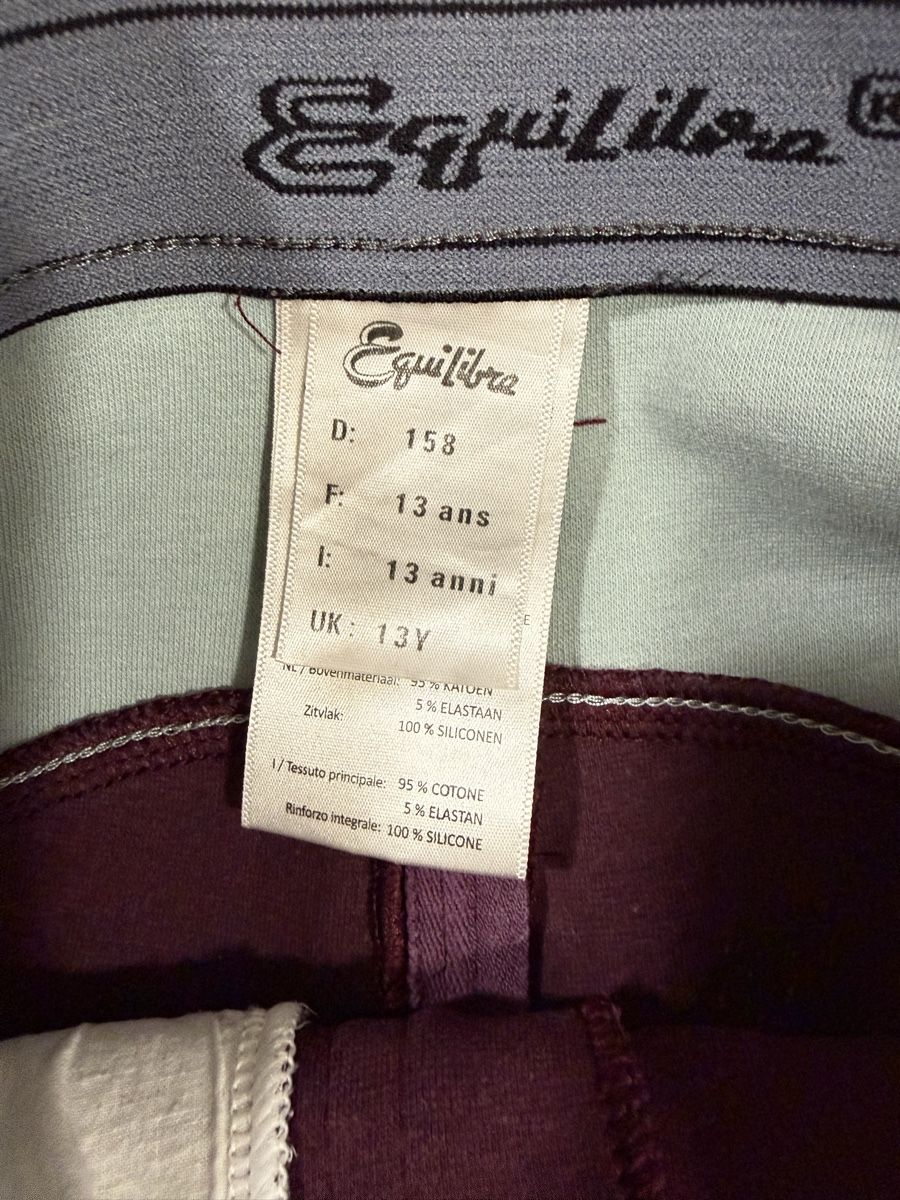 Pantaloni: Equilibre Vollbesatzreithose Gr. 158 – Usato da Rothrist venduto da Chnoeru 2