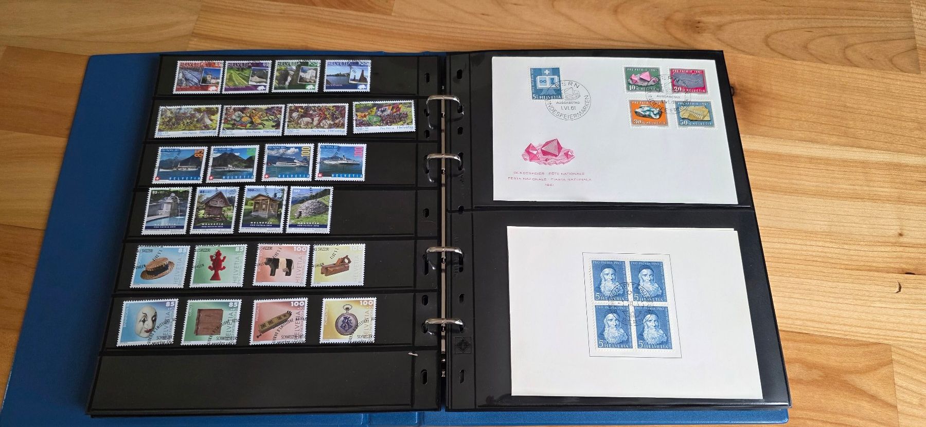 Alle Briefmarken: Briefmarken Pro Patria 1936 - 2014 – Gebraucht aus Wettswil von Schnuebe 4