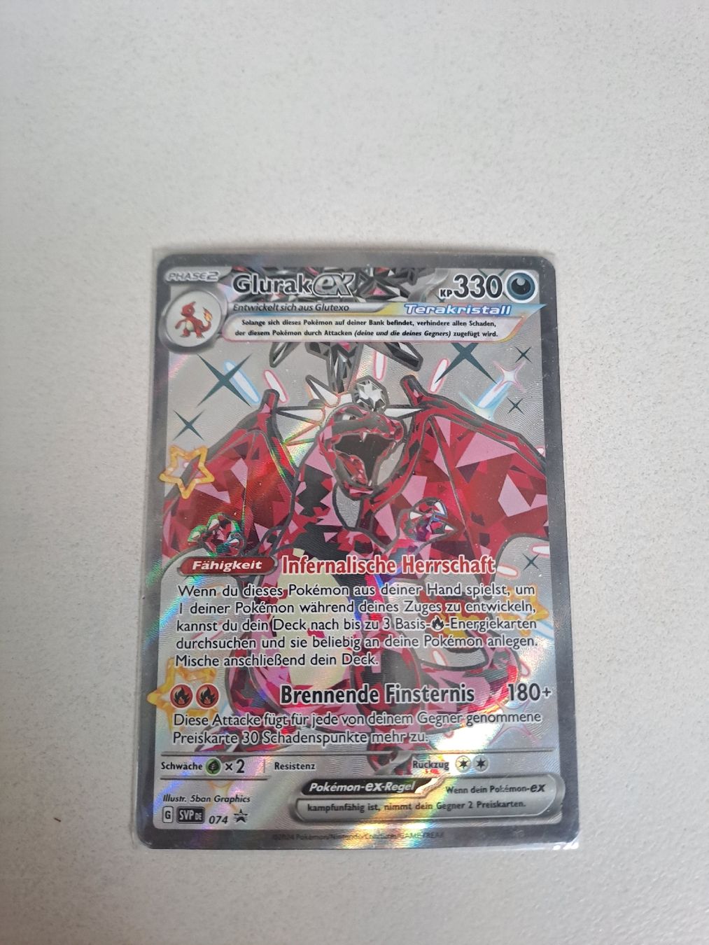 Pokémon Carte collezionabili: Pokémon Glurak ex Terakristall 330 – Usato da Bözen venduto da Skibue