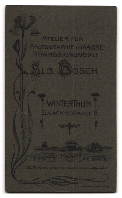 Fotografie &  Plakate: Fotografie Alb. Bösch, Winterthur, Eula – Gebraucht aus Berlin von bartko-reher 1