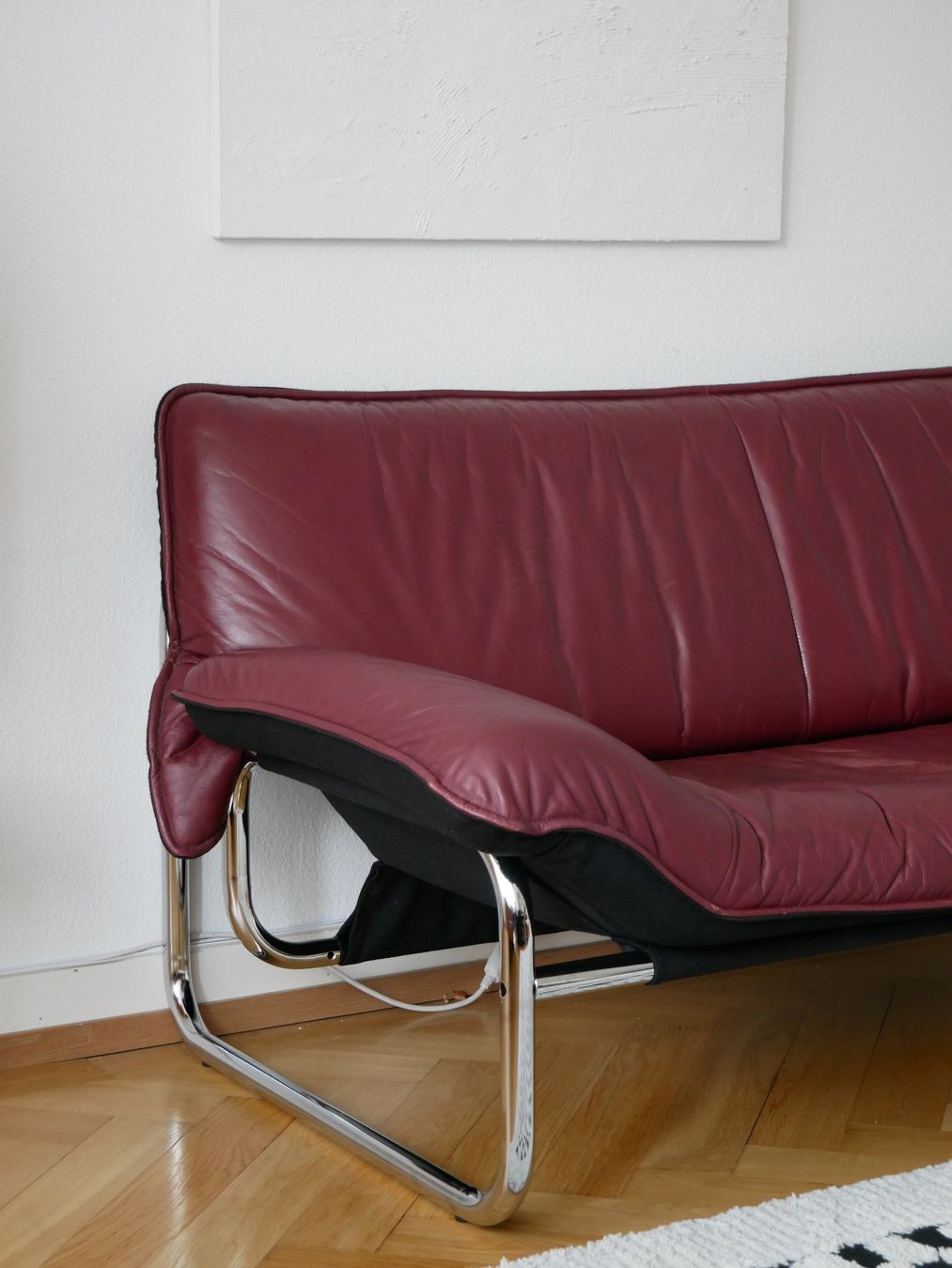 Ikea Sofas: Vintage IKEA 2er-Sofa Johan Bertil Häggström 70er dunkelrot – Gebraucht aus Bern von moebelkarussell 2