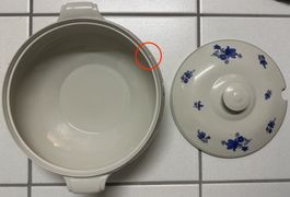 Soupière Vintage "Suisse Langenthal 50" décorée