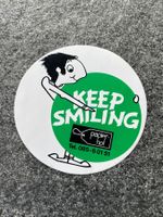 Keep Smiling Papier Hof Abziehbild, Sticker