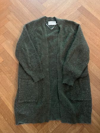 Selected Femme - Long Green Cardigan