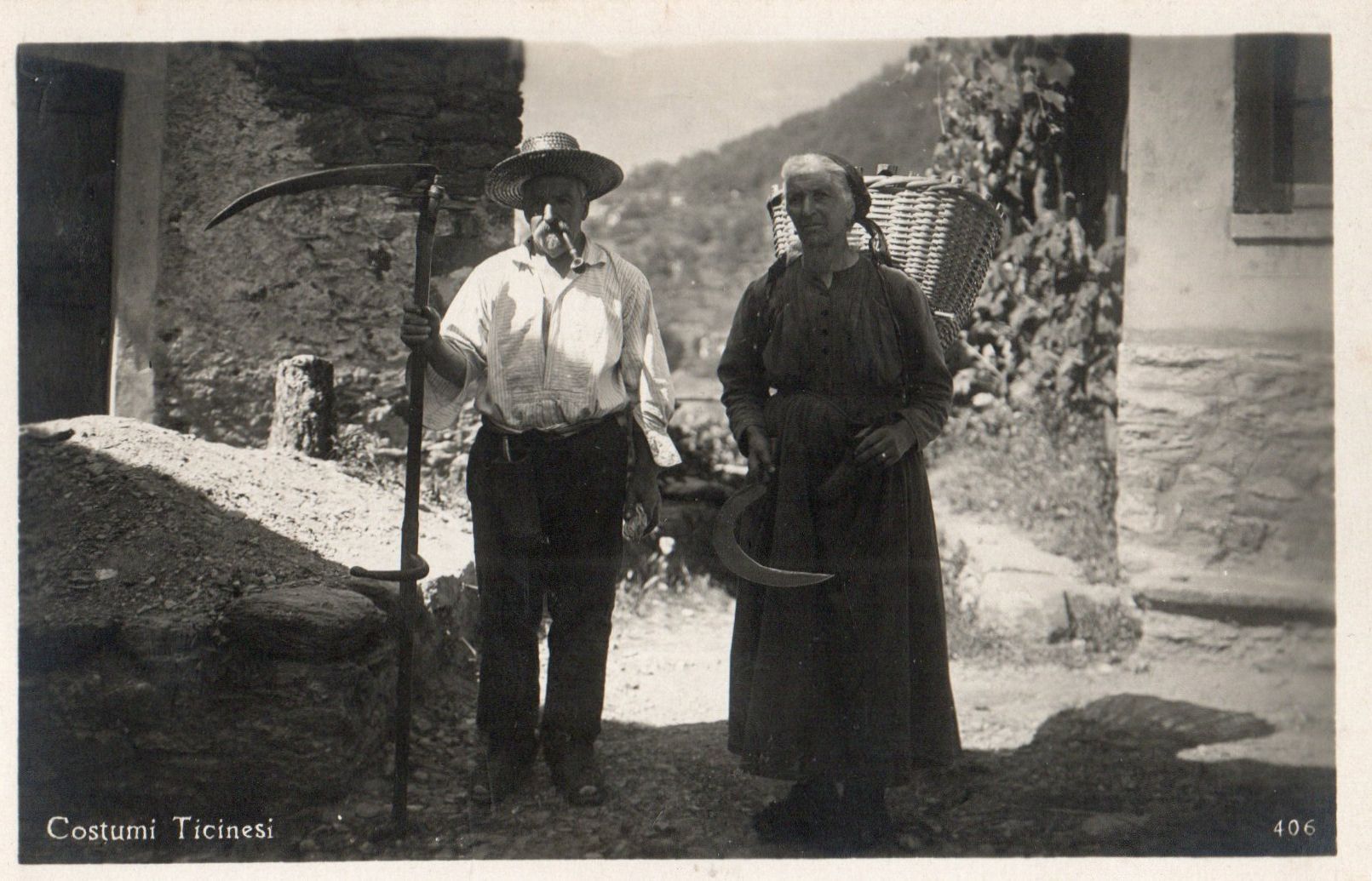 Cartoline postali: Costume Ticinese – Nuovo (secondo la descrizione) da Melano venduto da pisonsdro
