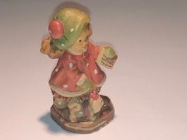 Mädchen, Holz, 4,5 cm gross, Made in Italy "Anri"