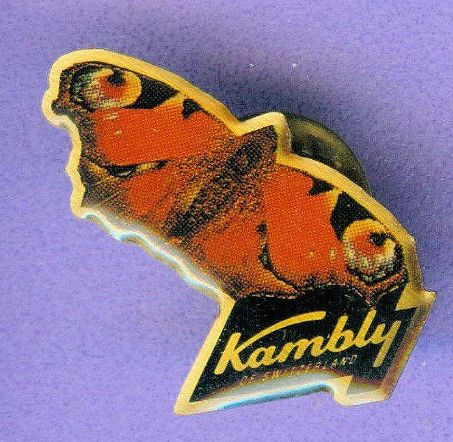 Placchette & Badge: Kambly  Biskuit  Schmetterling  – Usato da Winterthur venduto da Sammleroase