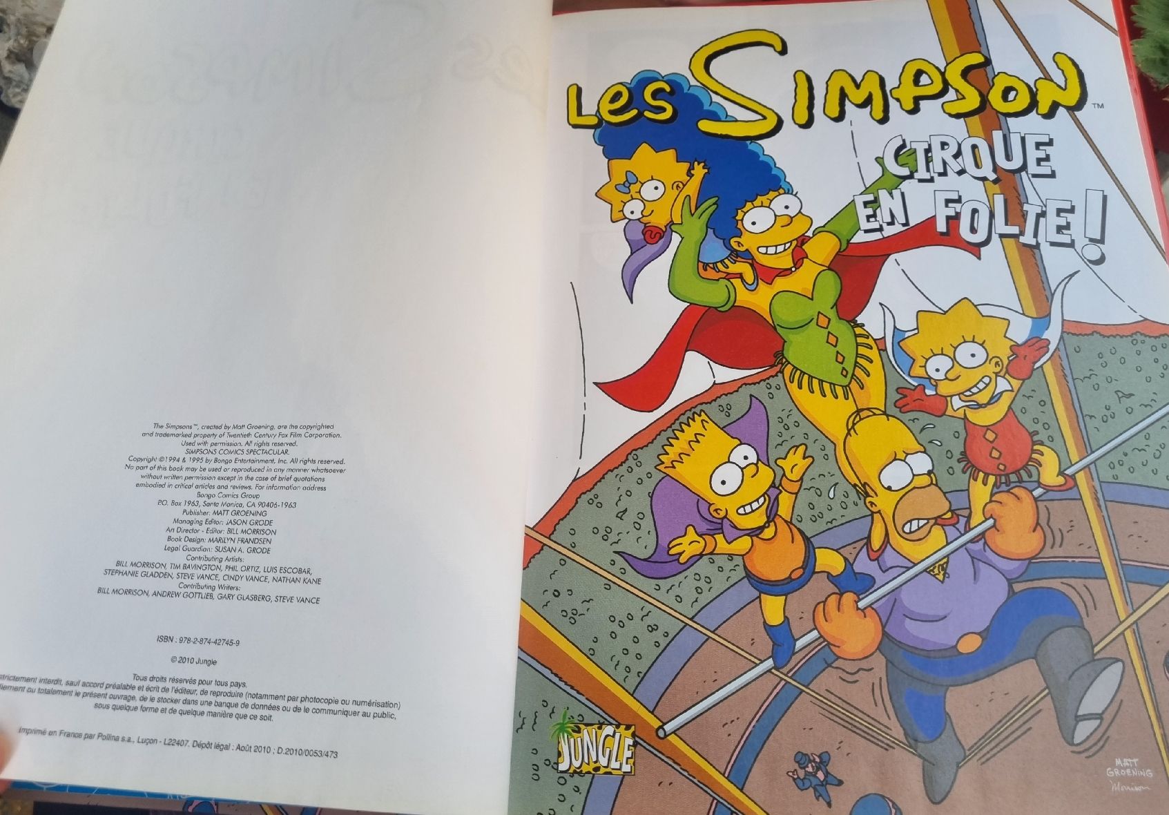 Fumetti: BD Les Simpson Cirque en folie!  – Usato da Fribourg venduto da sal_5ln6 6