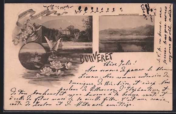 Cartoline postali: Bouveret, Chalet de la Foret, Panorama – Usato da Berlin venduto da bartko-reher