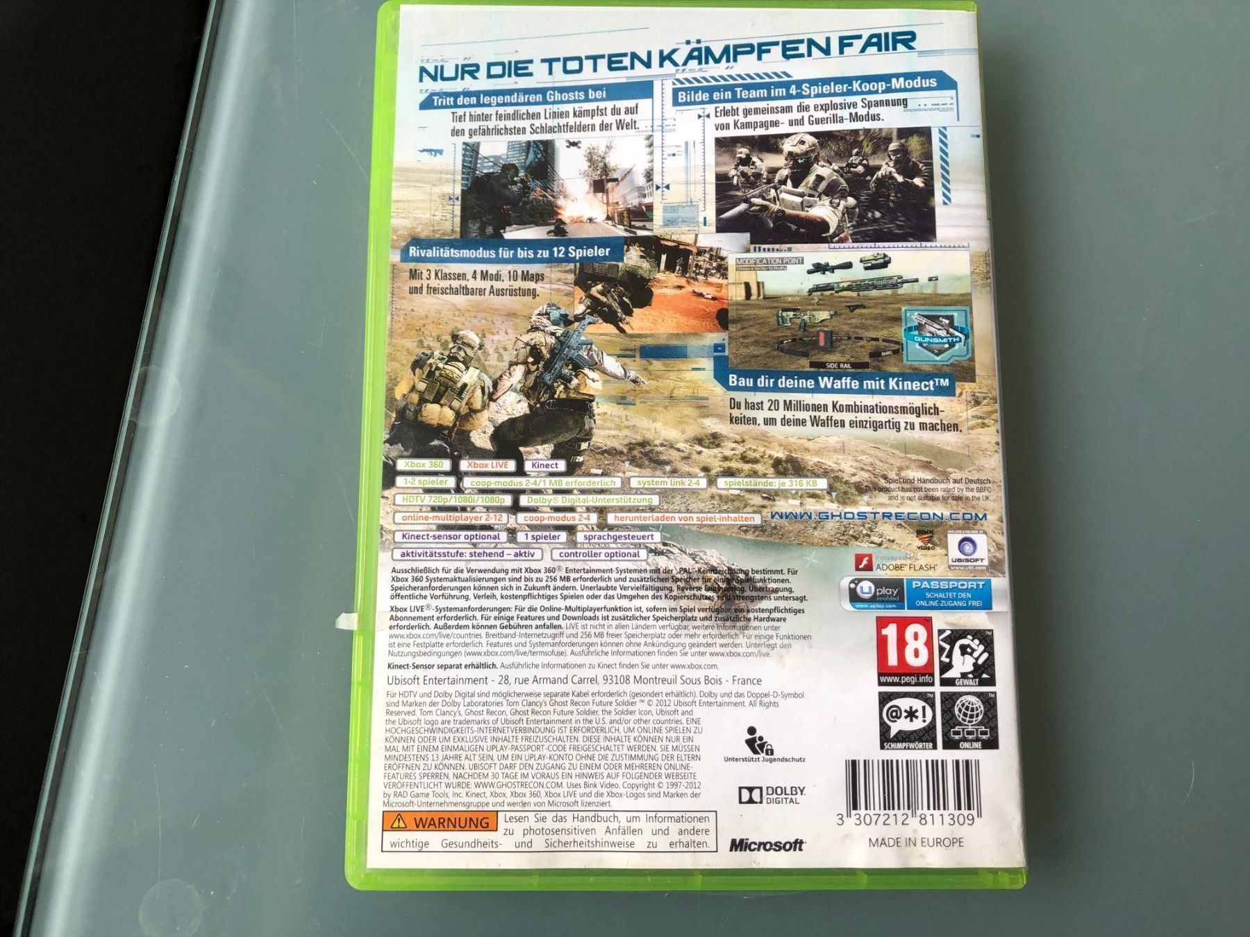 Microsoft Spiele: Xbox 360 Kinect ( Ghost Recin ) Aktion – Gebraucht aus Arisdorf von comestibles 2