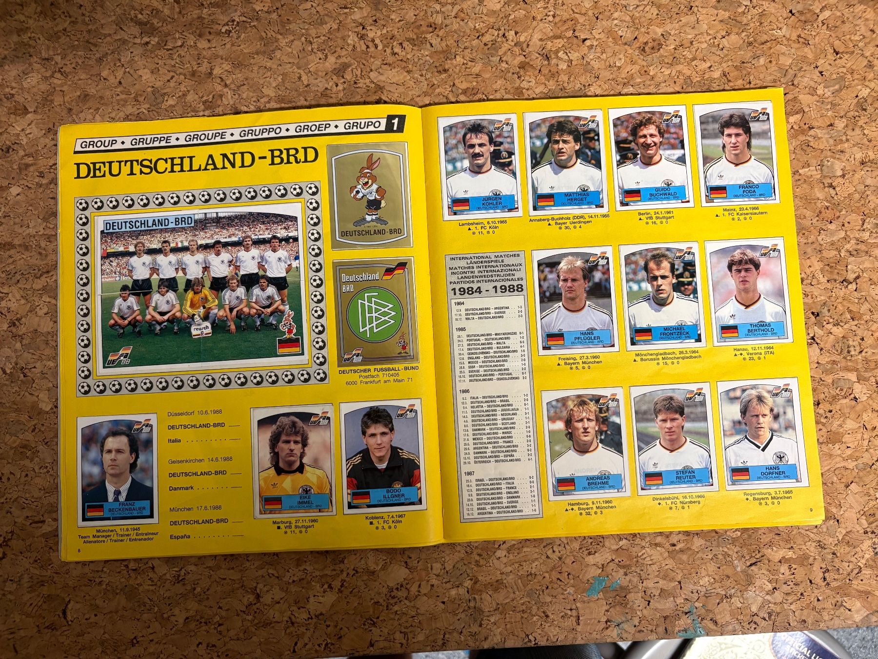 Panini Album: Panini Album Euro 1988 – Usato da Rudolfstetten venduto da Clodo1975 4