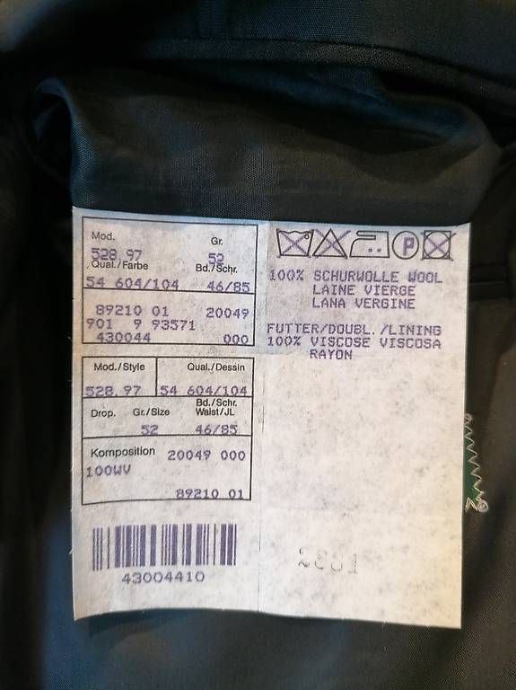Completi: Smoking Herren Marke "MAC MARVIN" Gr. 52 – Usato da Uetendorf venduto da Gaerfu 3