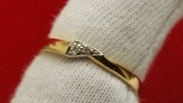 Anelli: Gold Ring 750(18k) mit diamant – Nuovo (secondo la descrizione) da Adliswil venduto da prince65 2