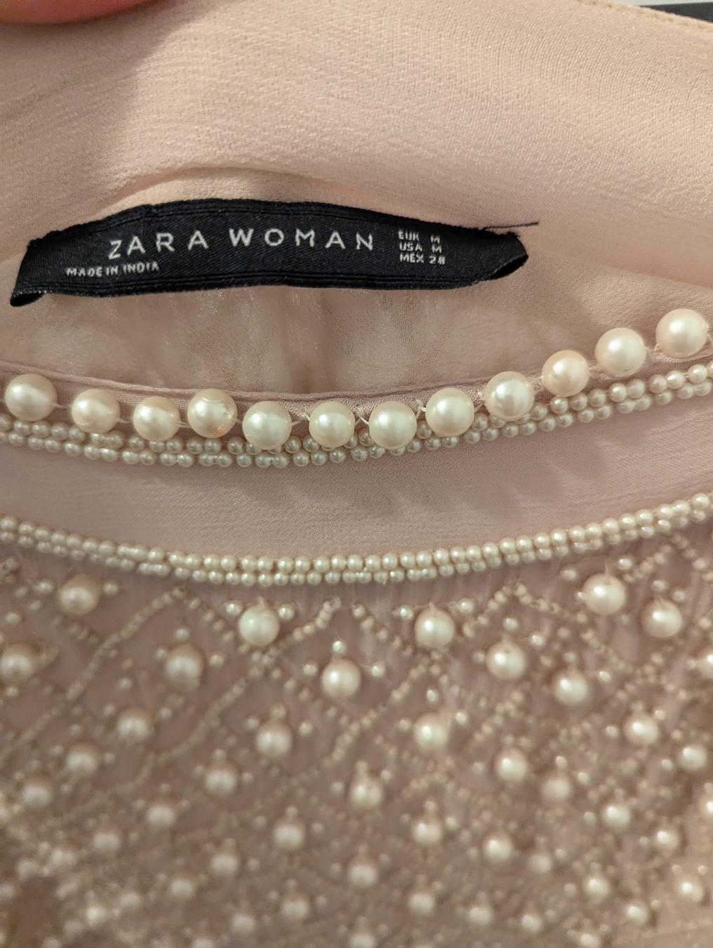 Zara Gonne: ZARA Rock EUR M mit Perlen – Usato da Wollerau venduto da skyfall007 2