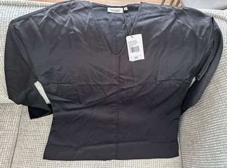 🟢 Fr. 39,90 NEUF Chemisier noir M / Schwarze Blouse NEU