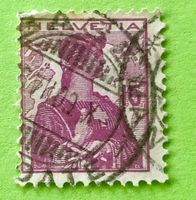  Nr.122 Brustbild der Helvetia mit Schwert GESTEMPELT    