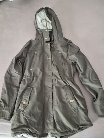 Damen Parka Chicoree Olivgrün Grösse M