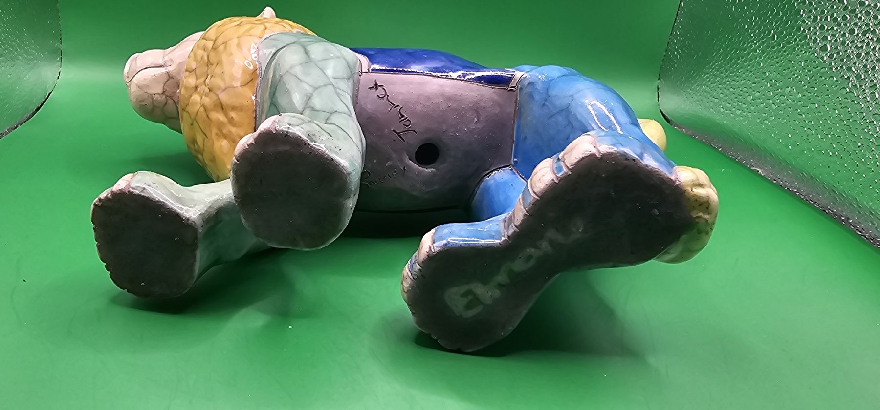 Figuren: Grosse Vintage Raku Pottery Löwe Figur – Gebraucht aus Zürich von Daniela51 4