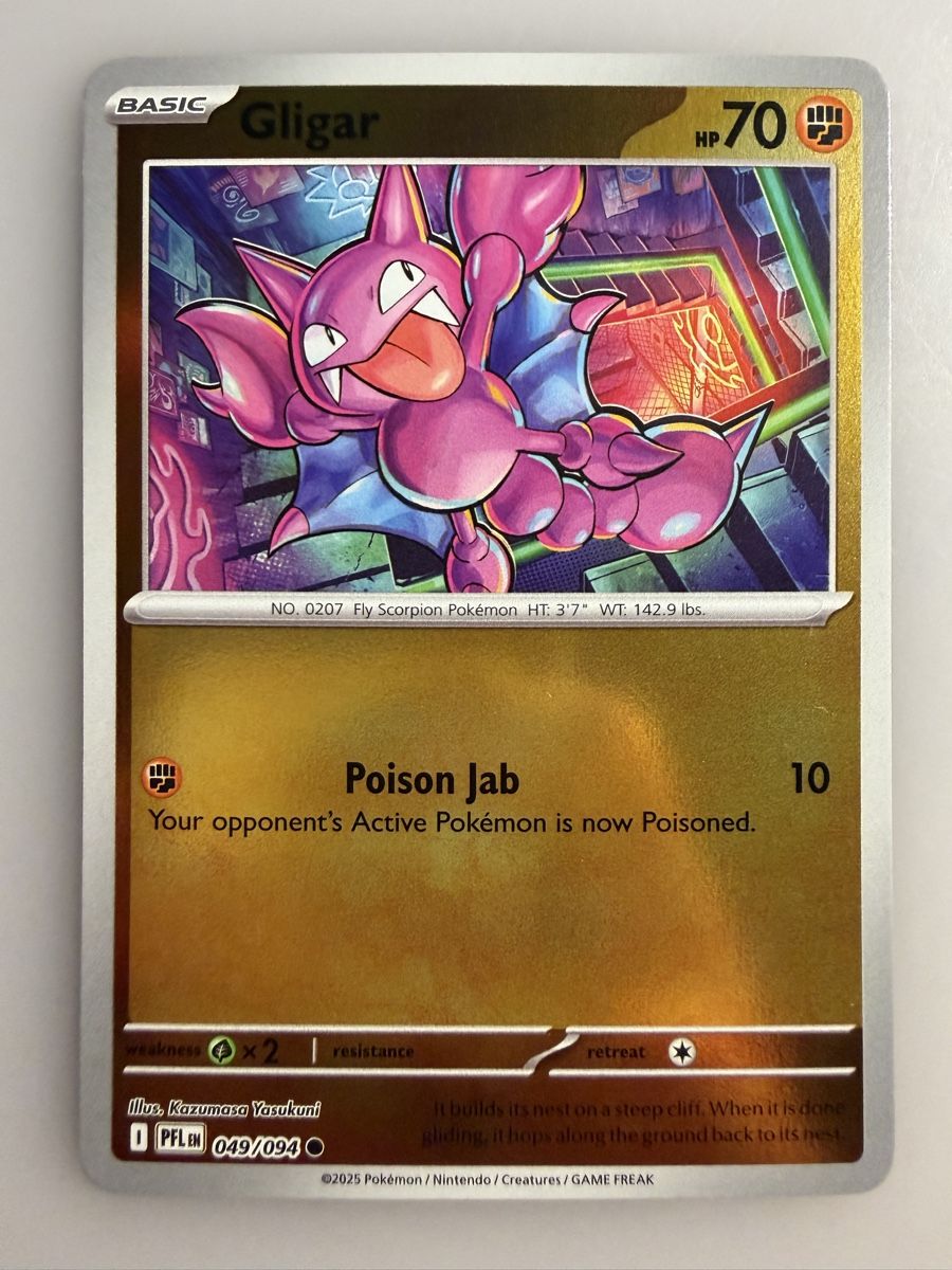 Pokémon Sammelbilder & Trading cards: Gligar (PFL049) – Neu (gemäss Beschreibung) aus Vevey von Matx