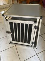 Hundebox Aluminium Transportbox Metall gute Grösse