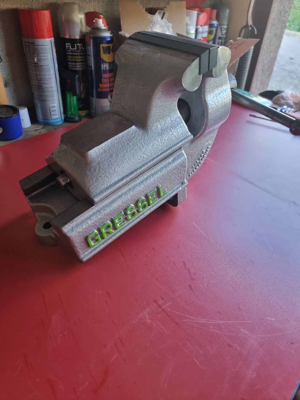 Gressel Tutti gli attrezzi: Etau Gressel acier gris  très robuste 125mm – Usato da Enney venduto da poussincui 1