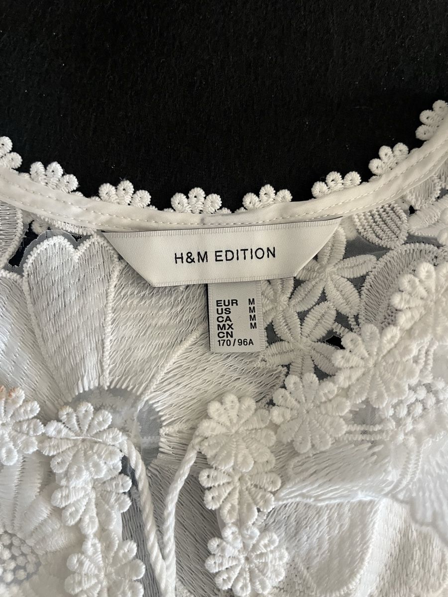 H&M Vestiti: H&M EDITION Spitzenkleid Blumenmuster Weiss Groesse M – Nuovo e nell'imballaggio originale da Olten venduto da sae_82z2 6
