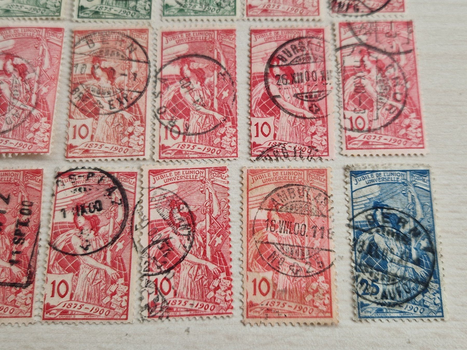 Tous les timbres: UPU Lot, ab 1.- – D'occasion à Burgdorf par Glossy01 5