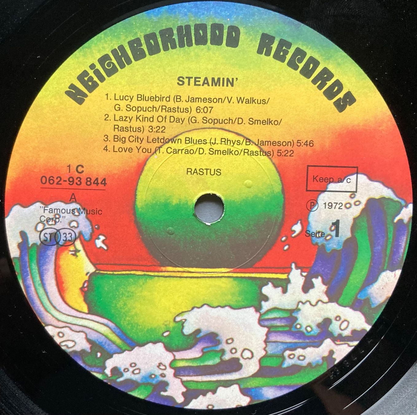 Schallplatten: RASTUS - STEAMIN' – Gebraucht aus Poliez-Pittet von Newtown-Records 2