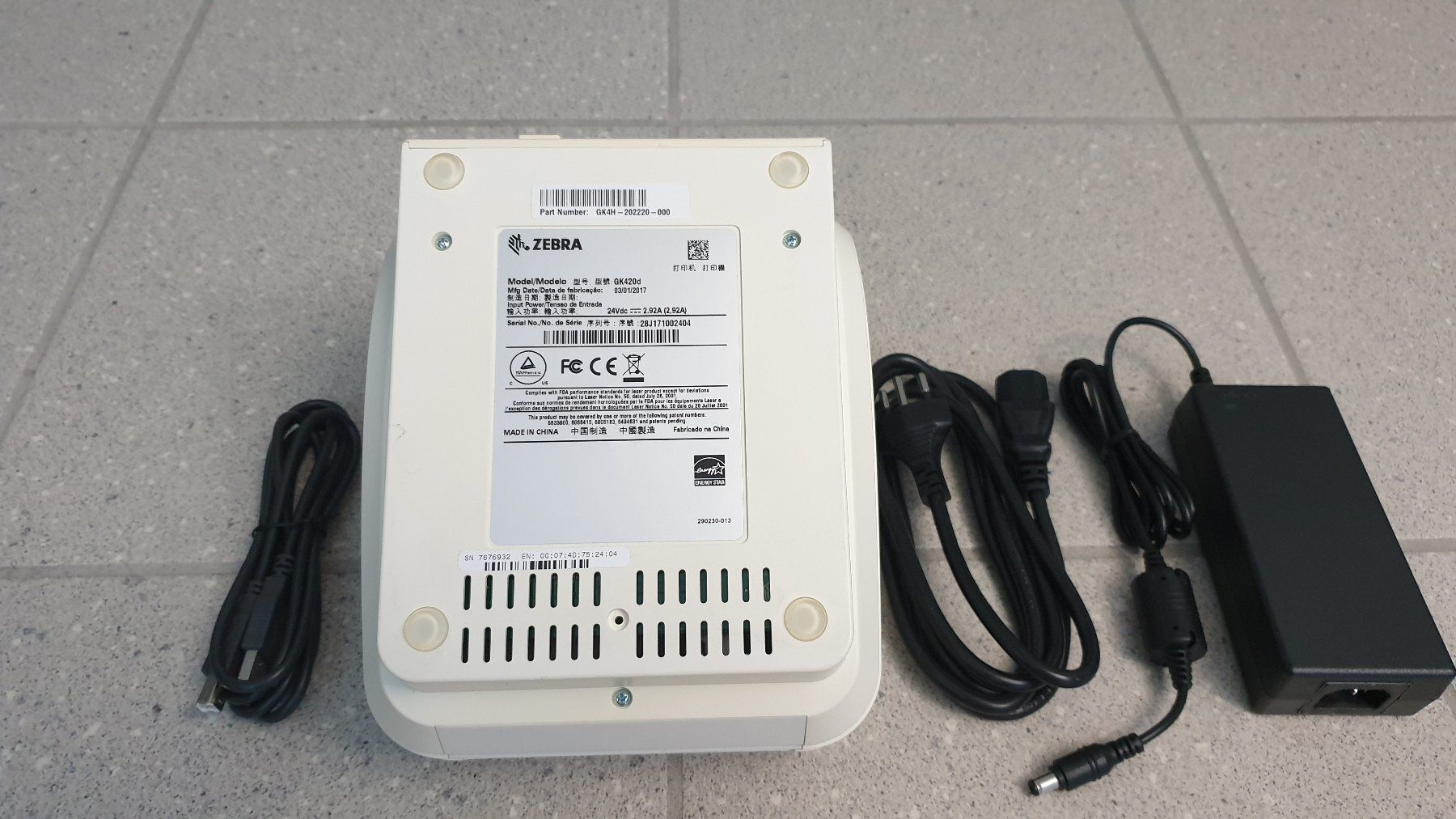 Zebra Drucker: ZEBRA GK420d (mit Netzteil) – Gebraucht aus Stäfa von Supertramp73 6