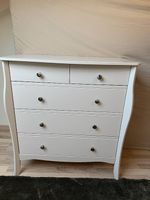 Weisse Kommode 86x44x93 cm  günstig abzugeben
