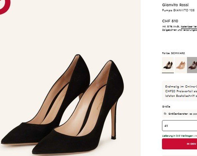 Gianvito Rossi Scarpe da donna: Gianvito Rossi Pumps .38 – Usato da Collonges venduto da arashee 8
