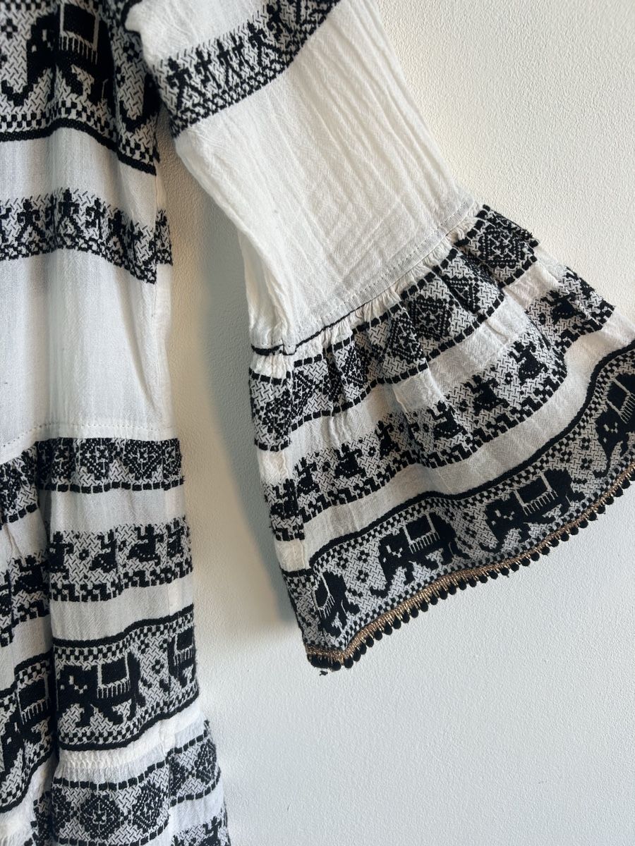 Devotion Vestiti: Devotion Sommerkleid schwarz weiss – Usato da Aeugst am Albis venduto da schatzkistee 2