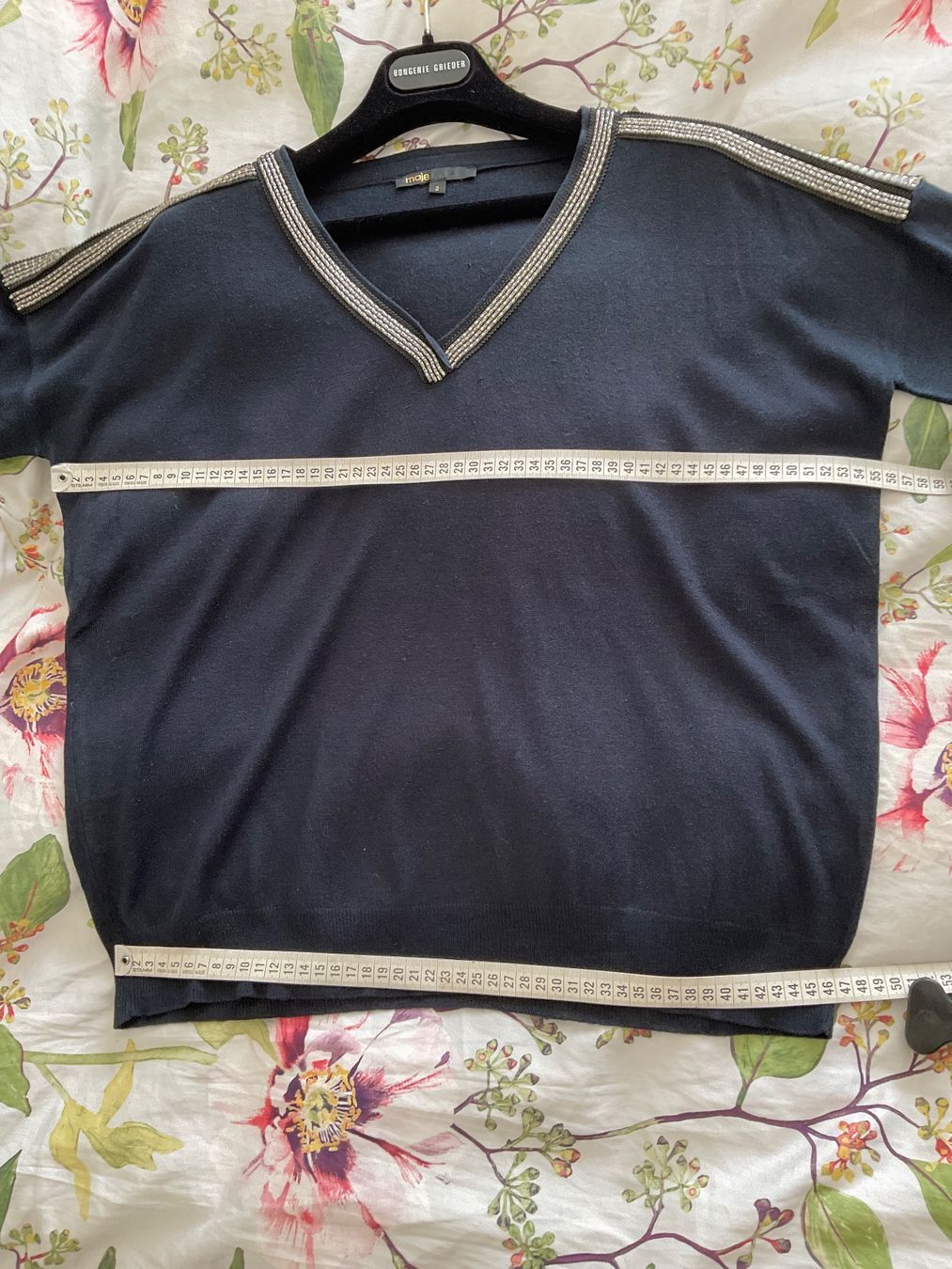Maje Maglioni & Felpe: Maje 85% Seide 15% Wolle oversize Pullover Gr 2 NEUWERTIG – Nuovo (secondo la descrizione) da Urdorf venduto da alda02 5