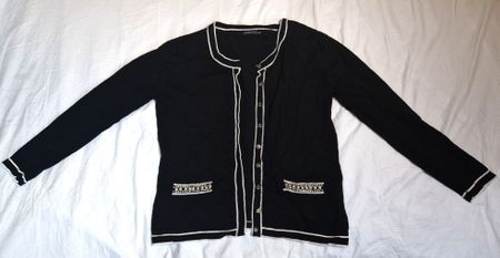 Ebelieve schwarzer Cardigan/ Jacke
