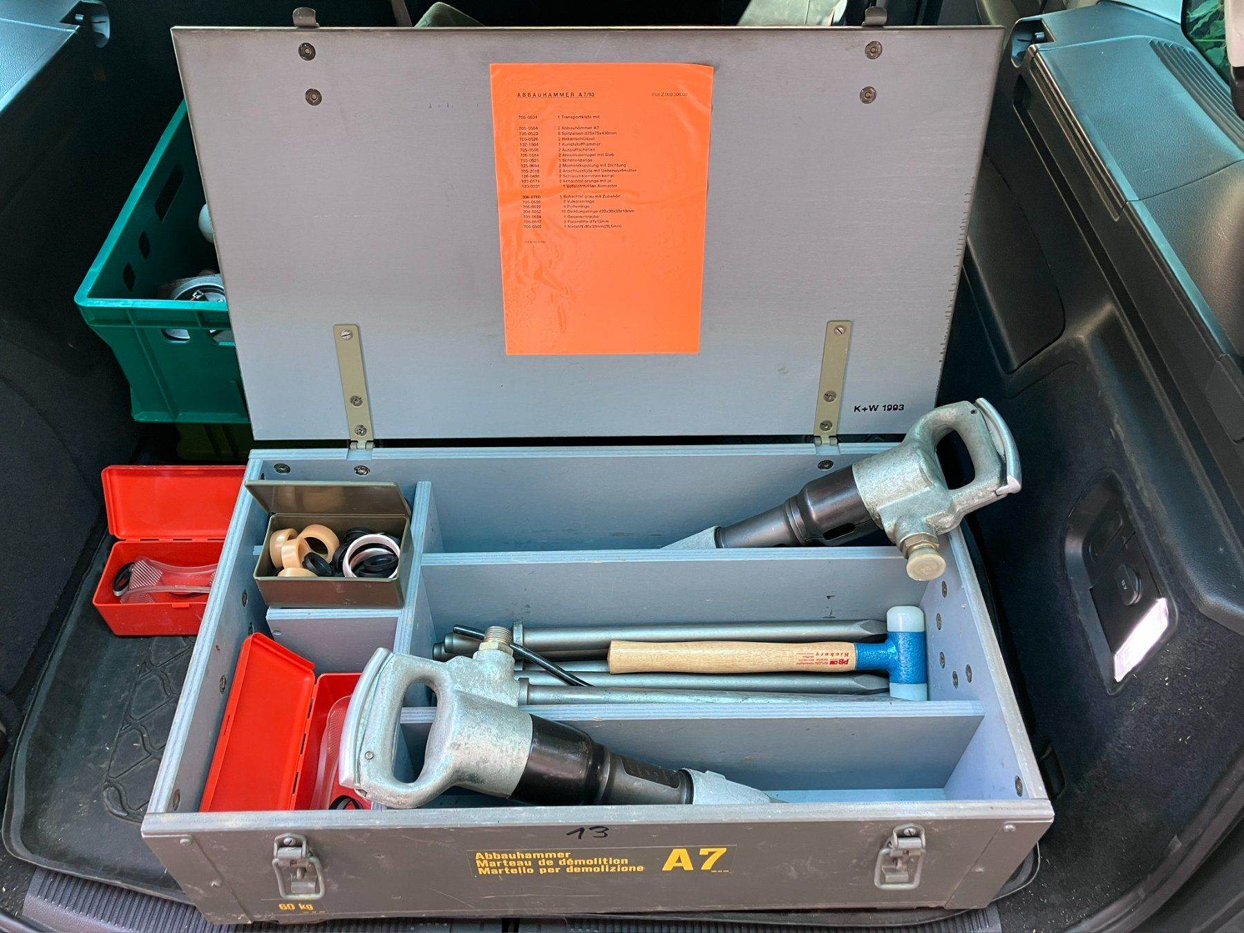 Armée suisse Tous les outils: 2 Stk. Abbauhammer / Spitzhammer A7 Presslufthammer Armee – D'occasion à Fislisbach par Promo