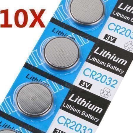 1000x Panasonic CR2032 Batterie Lithium Knopfzelle CR2032BS Bulk